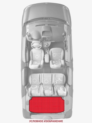 ЭВА коврики «Queen Lux» багажник для Lexus IS-F